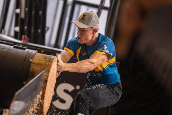 Ferry Svan (26) is geared up for revenge when the TIMBERSPORTS® season kicks off.